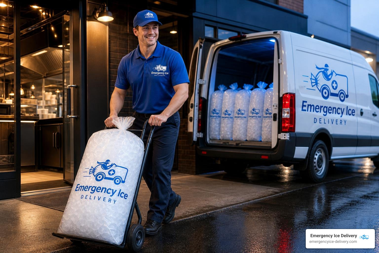Emergency ice delivery in Columbia, SC